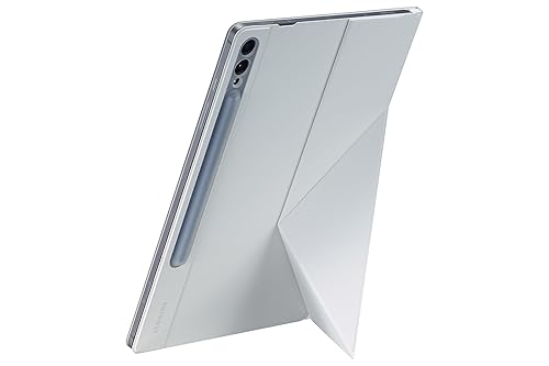 SAMSUNG Galaxy Tab S10+ | S9+ | S9FE+ Smart Book Cover, Tablet Protector Case, Landscape and Portrait Stand Options, Detachable Magnetic Back, Auto Screen On/Off, US Version, White