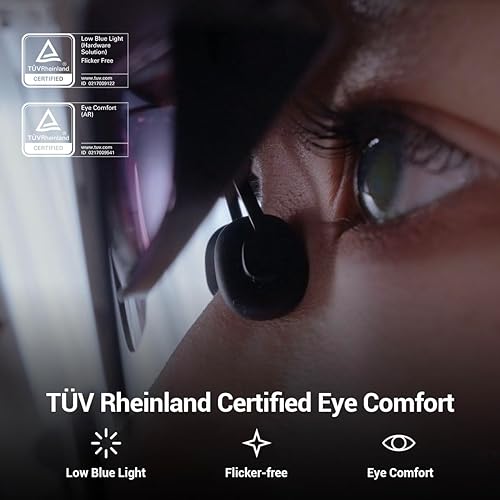 RayNeo Air 2 AR Glasses - Smart Glasses with 201 Micro OLED, Ultra-fast 120Hz, 600nits Brightness, 1080P Video Display Glasses, and Work on Android/iOS/Consoles/PC - Formerly TCL NXTWEAR