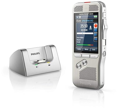 Philips PSPACC812000 Pocket Memo Docking Station-Charging Capability