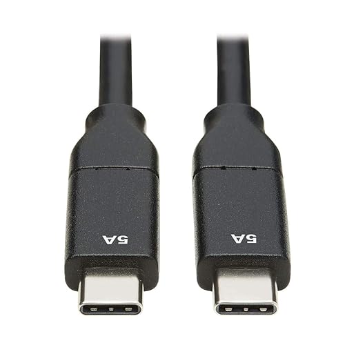 Tripp Lite USB Type C to USB C Cable USB 2.0 5A Rating USB-IF Cert M/M 3M (U040-C3M-C-5A)