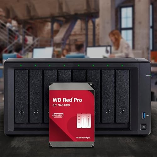 Western Digital 26TB WD Red Pro NAS Internal Hard Drive HDD - 7200 RPM, SATA 6 Gb/s, CMR, 512 MB Cache, 3.5 - WD260KFGX