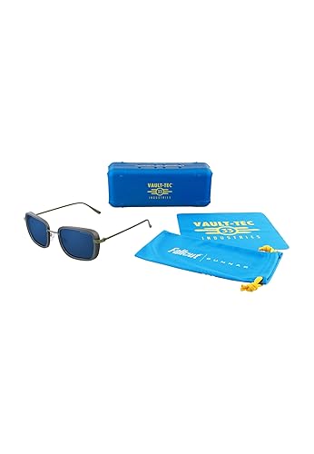 Fallout GUNNAR Gaming, Computer, Blue Light Blocking Glasses – Exclusive Vault 33 Glasses – Patented Lens Technology Gunmetal/Olive Sun