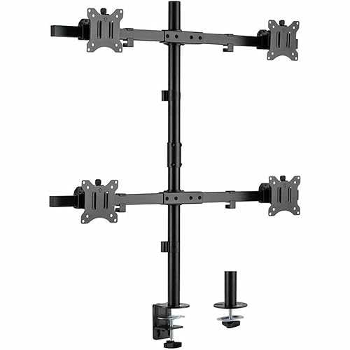 Rocstor ErgoReach Mounting Arm for Monitor, LCD Display, LED Display - Black - Landscape/Portrait Y10N007-B1
