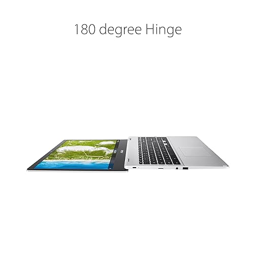 ASUS Chromebook CX1, 15.6 FHD NanoEdge Display, Intel Celeron N450, 128GB eMMC Storage, 8GB RAM, ChromeOS, CX1500CKA-BH01-CB Metallic Silver