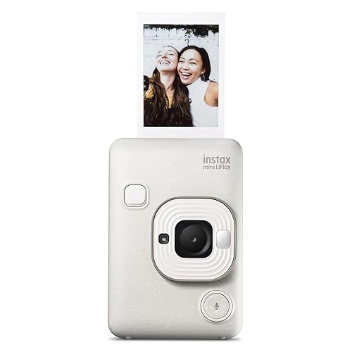 Fujifilm INSTAX Mini LIPLAY Hybrid Instant Camera - Misty White