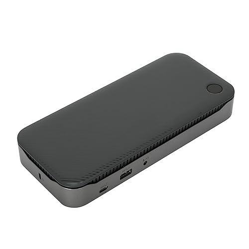 Targus USB C Hybrid/Universal Quad 4K Docking Station with Single 8K/Quad 4K UHD Display, USB C Laptop Docking Station, Fingerprint ID, Alt Mode Host, 100W Power Delivery (DOCK720USZ)