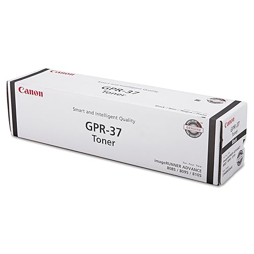 Canon 3764B003AA GPR-37 Black Toner CartridgeCanon GPR-37 3764B003AA ImageRunner Advance 8085 8095 8105 8205 8285 8295 8505 8585 8595 Toner Cartridge (Black) in Retail Packaging
