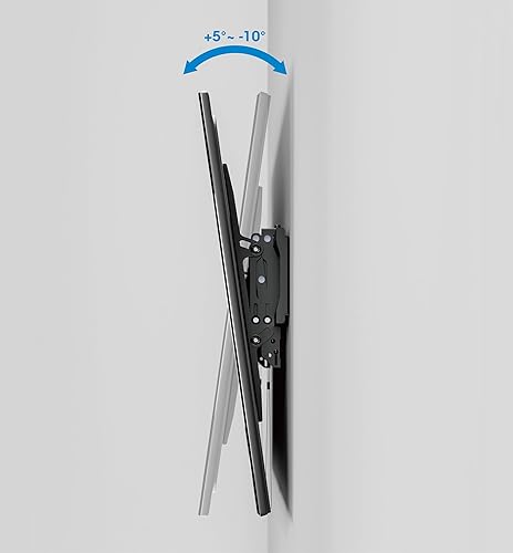 MANHATTAN Lockable Anti Theft Tilt TV Wall Mount, Locking Bar Security Wall Mount with Extension, fits 43 to 90 Flat Screen LCD LED Plasma TVs, up to 165 lbs - 461863