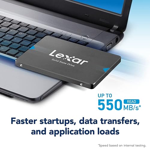 Lexar NQ100 960GB 2.5” SATA III Internal SSD, Solid State Drive, Up to 550MB/s Read (LNQ100X960G-RNNNU) 960GB NQ100 SATA3