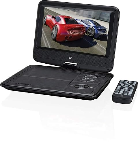 Gpx DVD Player. Portable. 9 Inch Lcd Display. 16:9 Ratio. 480x234. Swivel Screen