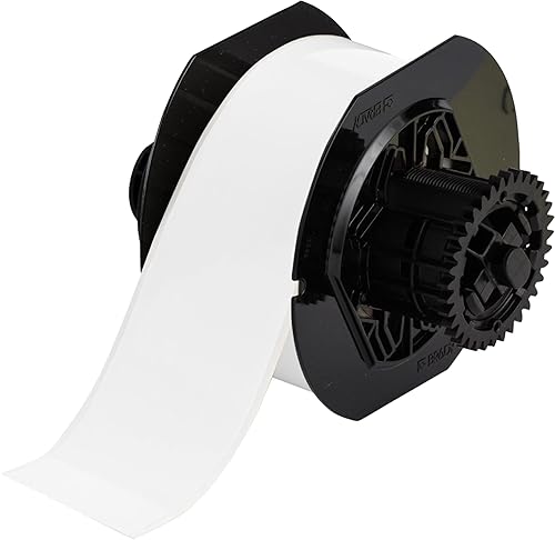 Brady B30C-2250-595-WT 100' Length X 2.250 Width, B-595 Vinyl, White BBP31 Indoor/Outdoor Tape