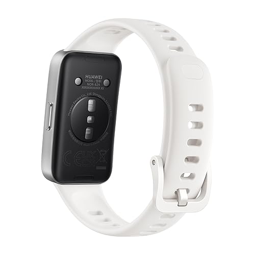HUAWEI Band 10 Smartwatch with AI-Powered Fitness Monitoring, Pro-Level Sleep Analysis, Emotional Wellbeing Assistant, Streamlined Metallic Design, Fast Charging, Compatible with iOS Android, White