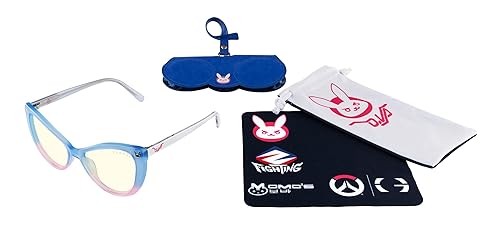 GUNNAR Overwatch D.VA TOKKI Blue Light Blocking Gaming And Computer Glasses - Clear