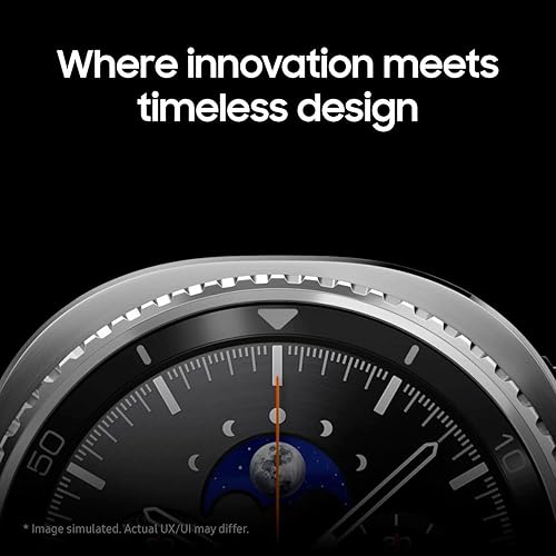 Samsung Galaxy Watch8 Classic Smartwatch, 46mm, Black, Bluetooth (CAD Version & Warranty) - AI Assistant (Gemini), Sleep Coaching, Fitness Tracking Black 46mm Watch8 Classic Bluetooth