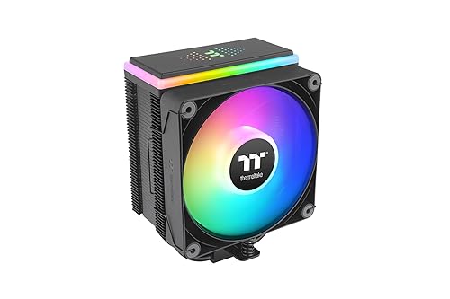 Thermaltake ASTRIA 400 ARGB CPU Cooler, Comaptible with Latest Intel LGA 1700 and AMD AM5 CPU, Single Tower, 230W TDP Cooling Power, CL-P120-CA12SW-A