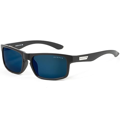 GUNNAR - Premium Gaming and Computer Glasses - Blocks 90% Blue Light - Enigma, Onyx, Sun Tint Sunglasses Onyx