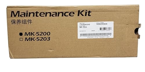 Kyocera 1703R40UN0 Model MK-5200 Maintenance Kit for use with Kyocera/Copystar CS-306ci, CD-307ci, 356ci, ECOSYS M3655idn and M3660idn Black & White Multifunctional Printers