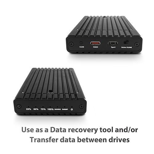 NexStar SX, Dual Bay M.2 NVMe to USB 3.2 Gen2x1, Enclosure w/Clone Function (NST-242C3)