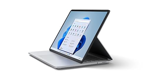 Microsoft Surface Laptop Studio (2021): 14.4 Touchscreen Laptop (Intel Core i5/16GB RAM/512GB SSD/Windows 11 Home) - Platinum - English Keyboard i5/16GB/512GB