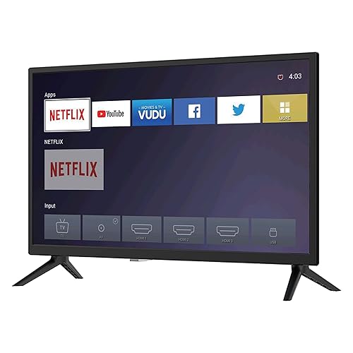 Supersonic SC-2416STV 24 Smart LED-LCD TV - HDTV - Black