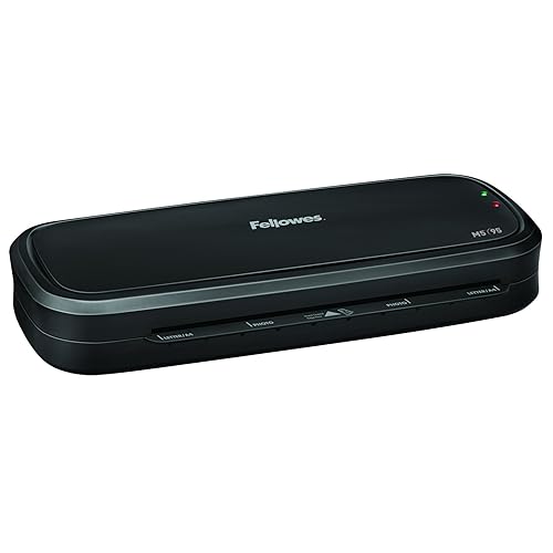 Fellowes Thermal Laminator Machine, 4 Minute Warm-up, 9.5 Input, for Laminating Sheets Up to 5-Mil Thick with Auto Shut Off 5737602