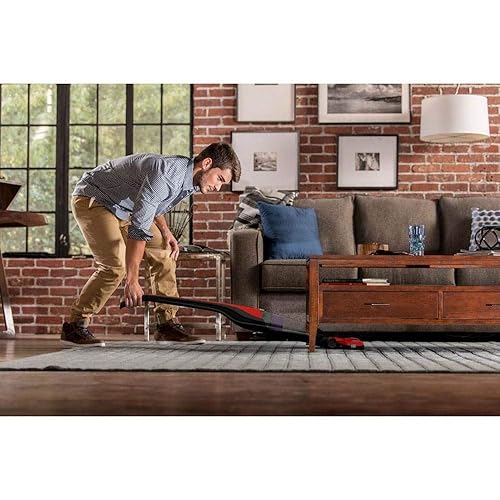 Dirt Devil Power Swerve Pet, Lightweight Cordless Stick Upright Vacuum Cleaner, for Carpet and Hard Floors, BD22052V, Red