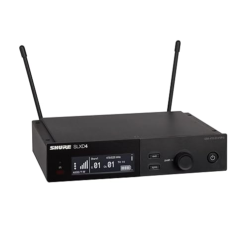 Shure SLXD24/K8B Wireless Microphone System with KSM8 Handheld Vocal Mic J52 Band (558-602/614-616 MHz)