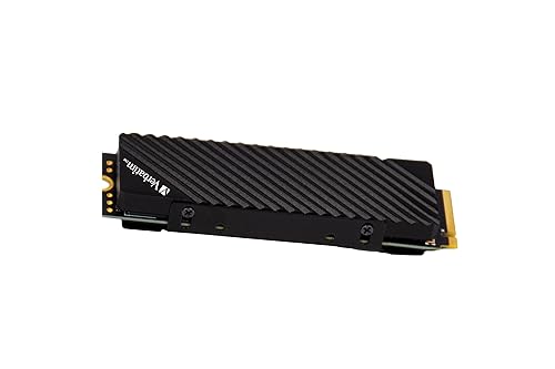 Verbatim Vi7000G NVMe M.2 Internal SSD, Internal SSD Drive with 1TB Data Storage and PCIe Gen 4 Interface, Solid State Drive for Gaming PC and Playstation 5, Black Vi7000G 1 TB