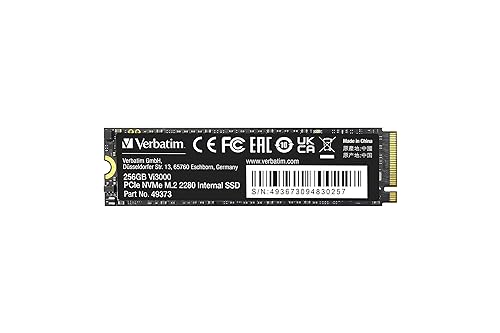 VERBATIM Vi3000 PCIe NVMe M.2 SSD 256GB