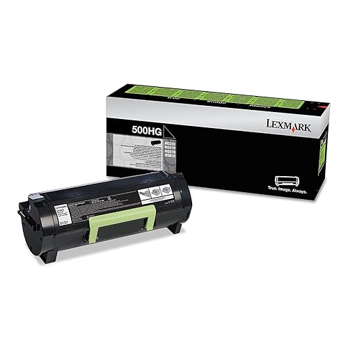 Lexmark 50F0H0G 500HG MS310 MS312 MS315 MS410 MS415 MS510 MS610 Toner Cartridge (Black) in Retail Packaging