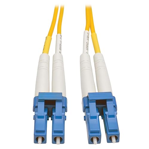 Tripp Lite 8M Duplex Singlemode SSF 8.3/125 Fiber Patch Cable (LC/LC) 26' (N370-08M), Yellow