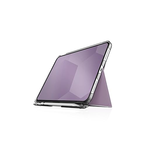 STM Studio for Apple iPad 10th Gen - Protective Lightweight Case with Apple Pencil Storage/Holder & Sleep/Wake Cover - Purple