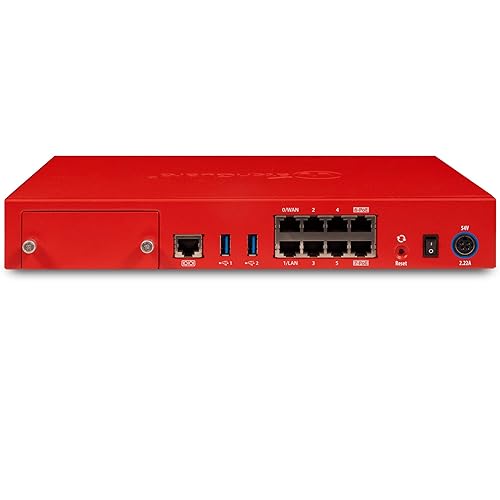 WatchGuard Firebox T85-PoE Network Security Appliance with 3 Year Basic Security Suite License - Advanced Firewall, VPN, Intrusion Prevention (WGT85033-US)