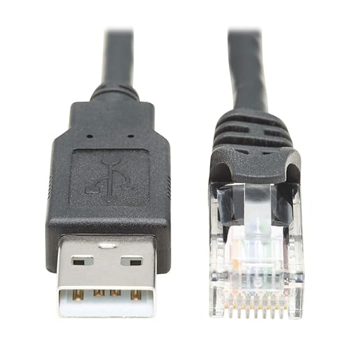 Tripp Lite Connectivity 15ft Usb-a To Rj45 Rollover M/m Cable Cisco Compatible Console