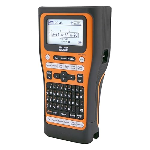 Brother PT-E510VP P-Touch Edge Handheld Industrial Label Printer with Dual auto Cutter and USB-C (up to 24mm Labels) PT-E510 Kit + 1 Tape
