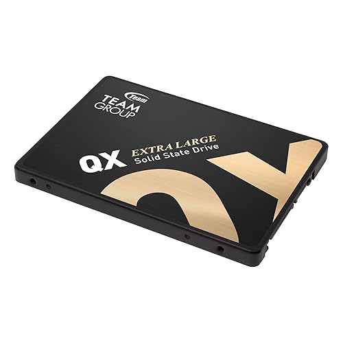 TEAMGROUP QX 4TB 3D NAND QLC 2.5 Inch SATA III Internal Solid State Drive SSD R/W Speed up to 500/460 MB/s 1000TBW Laptop & PC Desktop T253X7004T0C101 4TB Quantum (QX)
