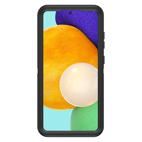 OtterBox Galaxy A52/Galaxy A52 5G Defender Series Case - Black, Rugged & Durable, with Port Protection, Includes Holster Clip Kickstand