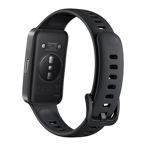 HUAWEI Band 10 Smartwatch with AI-Powered Fitness Monitoring, Pro-Level Sleep Analysis, Emotional Wellbeing Assistant, Ultra-Accurate Swimming Data, Fast Charging, Compatible with iOS Android, Black Black Band 10