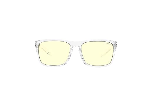 Gunnar Unisex's Clear Eyeglass Cases GUNNAR Focus Crystal/Amber Lens