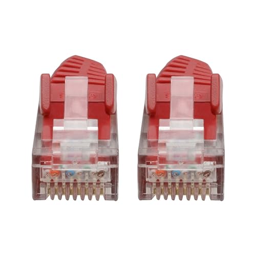 Tripp Lite N201-06N-RD Cat6 Gigabit Ethernet Snagless Molded Patch Cable 24 AWG 550MHz Premium UTP, Red, RJ45 M/M 6