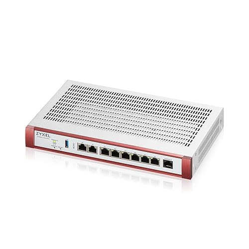 Zyxel USGFLEX200H ZyWALL High Speed Cyber Security Firewall | 1-Year UTM Security Pack | 2X Multi-Gig 2.5G | VPN | Business Class | Up to 100 Users | Nebula Cloud Option