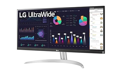 LG 29 Inch 29WQ600-W UltraWide Monitor with 21:9 FHD(2560 x1080) IPS Display, sRGB 99%, HDR10, AMD FreeSync, 1ms MBR, 100Hz, 2 x 7W Speakers with MaxxAudio, USB Type-C Connectivity, White 29 100 Hz | IPS FHD
