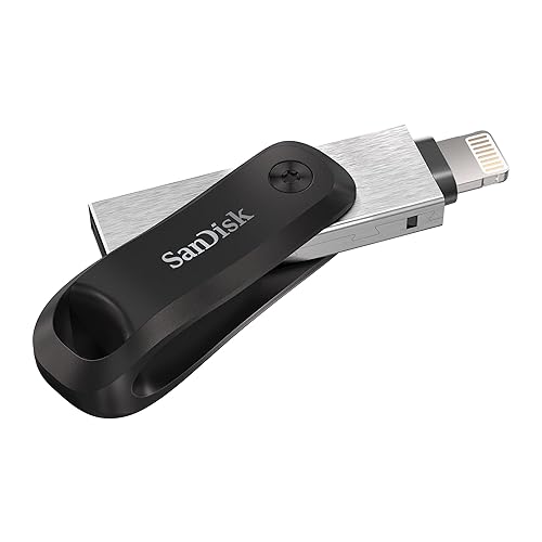 SanDisk iXpand Flash Drive Go for Your iPhone - 256 GB - USB 3.0 Type A, Lightning - 1 Year Warranty