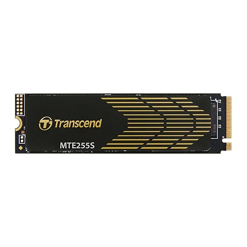 Transcend 1TB Gaming SSD with Heatsink, Up to 7,400MB/s, Compatible with PS5, Desktops, Laptops, M.2 2280 PCIe 4.0 NVMe Gen4x4 Internal Solid State Hard Drive, 3D TLC NAND, High-Speed Internal SSD