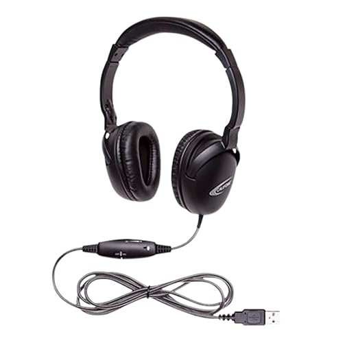 Califone International, Inc CALIFONE 1017IM USB NEOTECH+USB Headset W/CALIFUFF Braided Cord