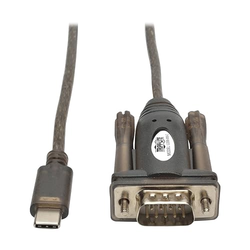Tripp Lite USB-C To DB9 Serial Adapter Cable (M/M), 5 Ft