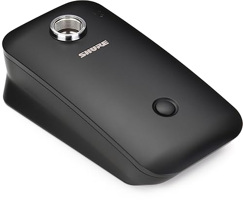 Shure ULXD8 Wireless Desktop Base Transmitter, Black - Gooseneck Microphone Sold Separately, Designed for MX405, MX410(DF), and MX415(DF) Mics | G50 Band (ULXD8=-G50) Black G50 Band (470 – 534 MHz)