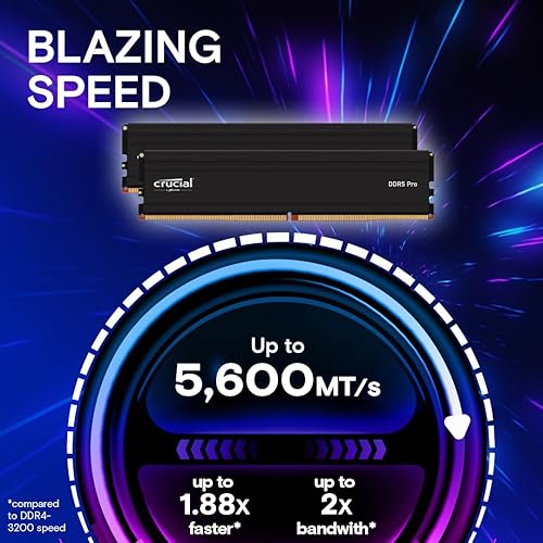 Crucial Pro 48GB Modul DDR5 5600MHz, CL46, CP48G56C46U5