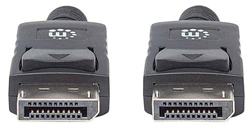 2TC3616 - Manhattan DisplayPort Male/Male Monitor Cable, 3.3', Black