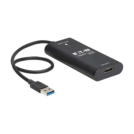 Eaton Tripp Lite Series 4K 60Hz Video Capture Card HDMI to USB Video Adapter, Cam Link for Streaming, USB 3.2 Gen 1, Windows & Mac Compatible, Nintendo Switch/Switch 2/PS5/PS4/Xbox (U444-H4K6-CAP)